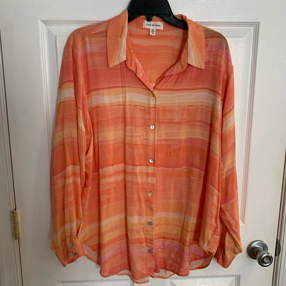 Anthropologie Cloth & Stone. 1x size is sunset colors. - Picture 3 of 4